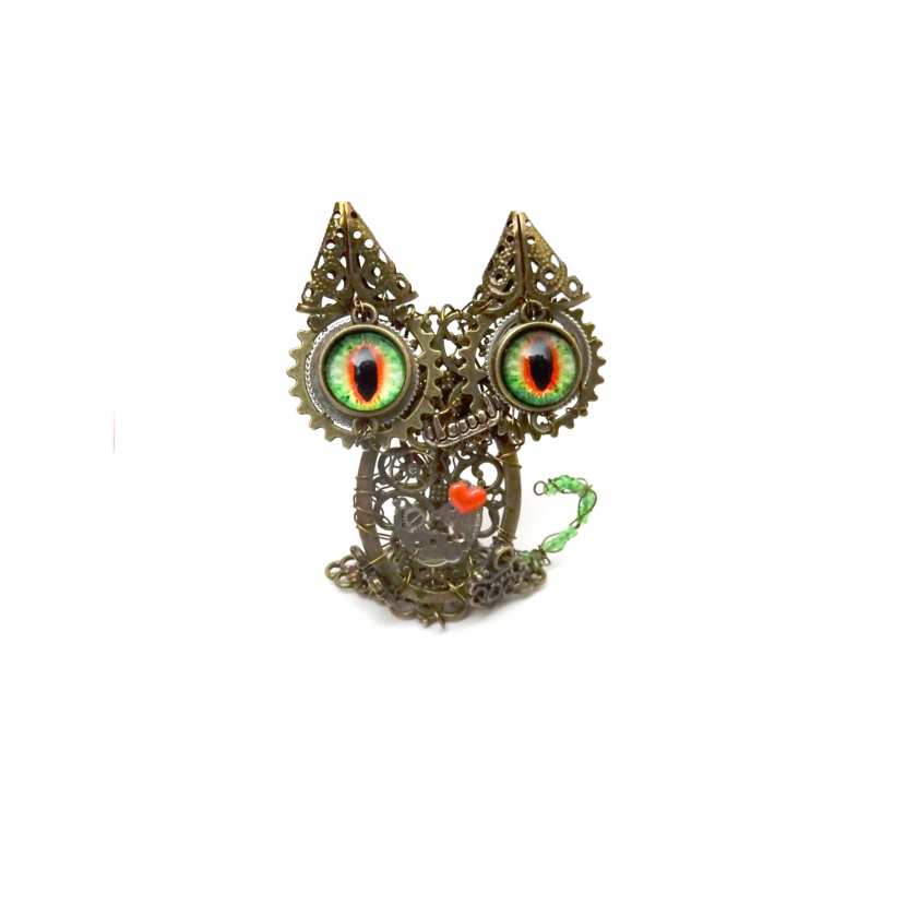 Figurine Decoration Chat Frankenstein Figurine Decoration Chat Frankenstein