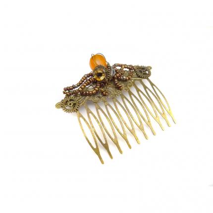 peigne pieuvre steampunk