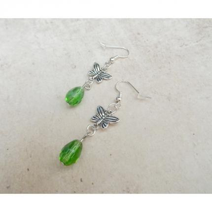 Boucles d oreilles papillons